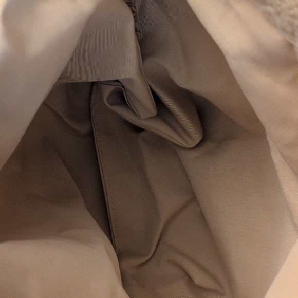 Prada Soft Cream Sherpa/Fleece Top Handle Tote Bag - Picture 12 of 14